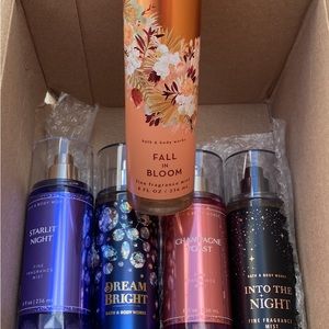 Baths and Body Works fragrance sprays. Brand new, never used.